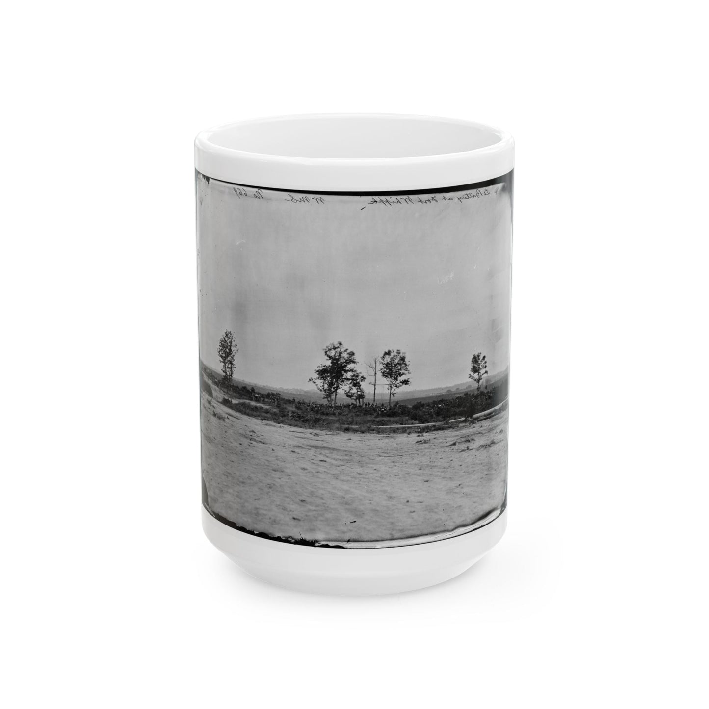 Arlington, Virginia. Light Battery At Fort Whipple (U.S. Civil War) White Coffee Mug