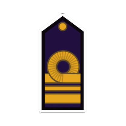 Armada Argentina   Capitán de Corbeta (Argentina) (Military Rank) STICKER Vinyl Kiss-Cut Decal 3 Inch White - The Sticker Space