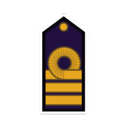 Armada Argentina   Capitán de Fragata (Argentina) (Military Rank) STICKER Vinyl Kiss-Cut Decal 3 Inch White - The Sticker Space