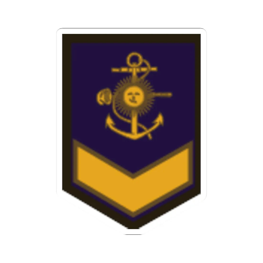 Armada Argentina   Marinero Primero (Argentina) (Military Rank) STICKER Vinyl Kiss-Cut Decal 3 Inch White - The Sticker Space