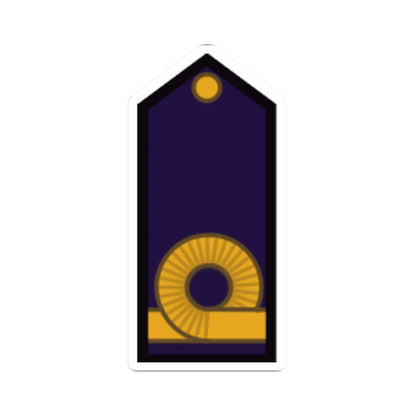 Armada Argentina   Teniente de Corbeta (Argentina) (Military Rank) STICKER Vinyl Kiss-Cut Decal 3 Inch White - The Sticker Space