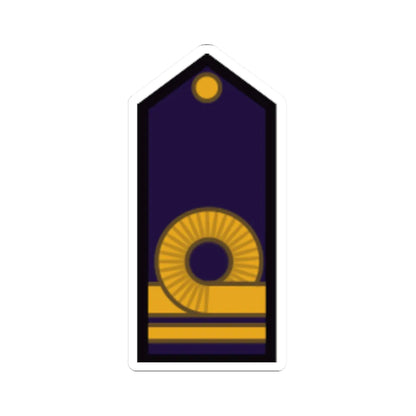 Armada Argentina   Teniente de Fragata (Argentina) (Military Rank) STICKER Vinyl Kiss-Cut Decal 3 Inch White - The Sticker Space