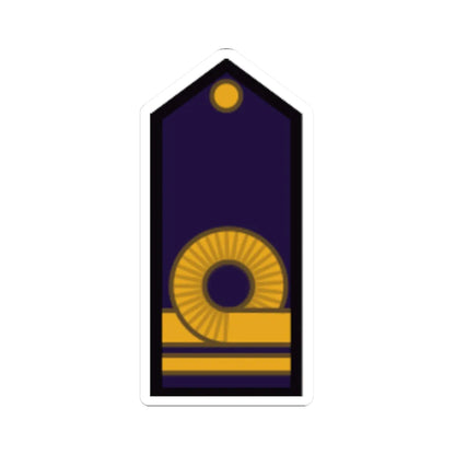 Armada Argentina   Teniente de Fragata (Argentina) (Military Rank) STICKER Vinyl Kiss-Cut Decal 4 Inch White - The Sticker Space