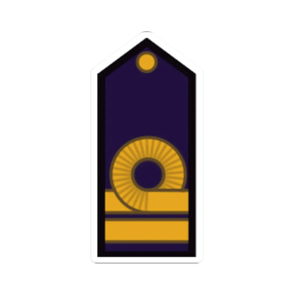 Armada Argentina   Teniente de Navío (Argentina) (Military Rank) STICKER Vinyl Kiss-Cut Decal 2 Inch White - The Sticker Space