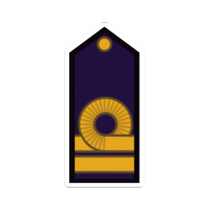 Armada Argentina   Teniente de Navío (Argentina) (Military Rank) STICKER Vinyl Kiss-Cut Decal 6 Inch White - The Sticker Space