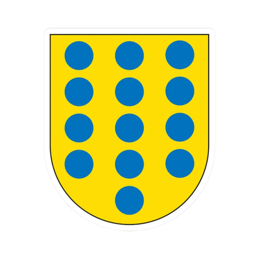 Armas condes basto (Portugal) (Coat of Arms) STICKER Vinyl Kiss-Cut Decal 2 Inch White - The Sticker Space