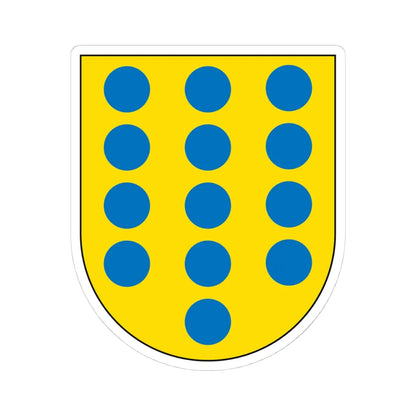 Armas condes basto (Portugal) (Coat of Arms) STICKER Vinyl Kiss-Cut Decal 4 Inch White - The Sticker Space