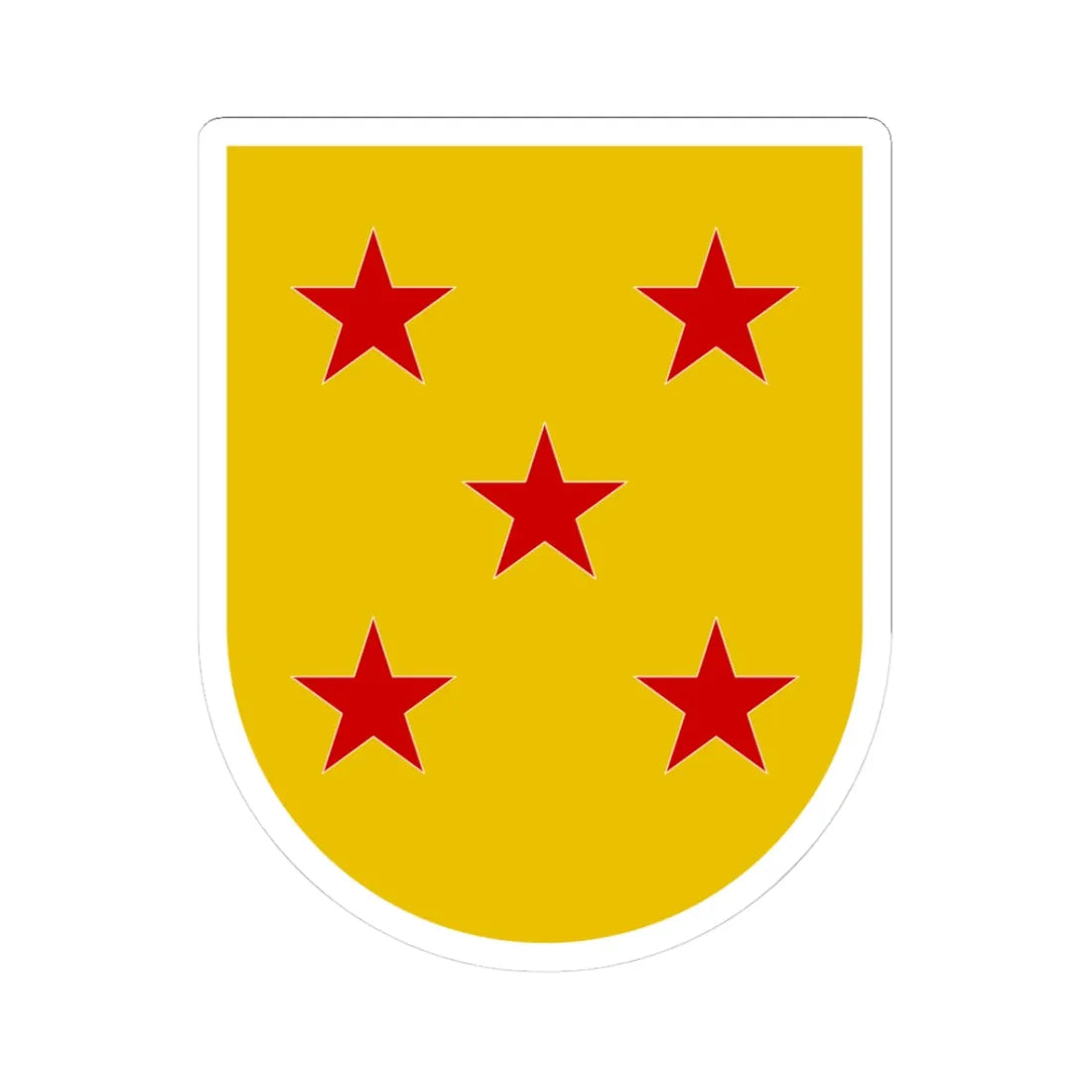 Armas condes marialva (Portugal) (Coat of Arms) STICKER Vinyl Kiss-Cut Decal 3 Inch White - The Sticker Space