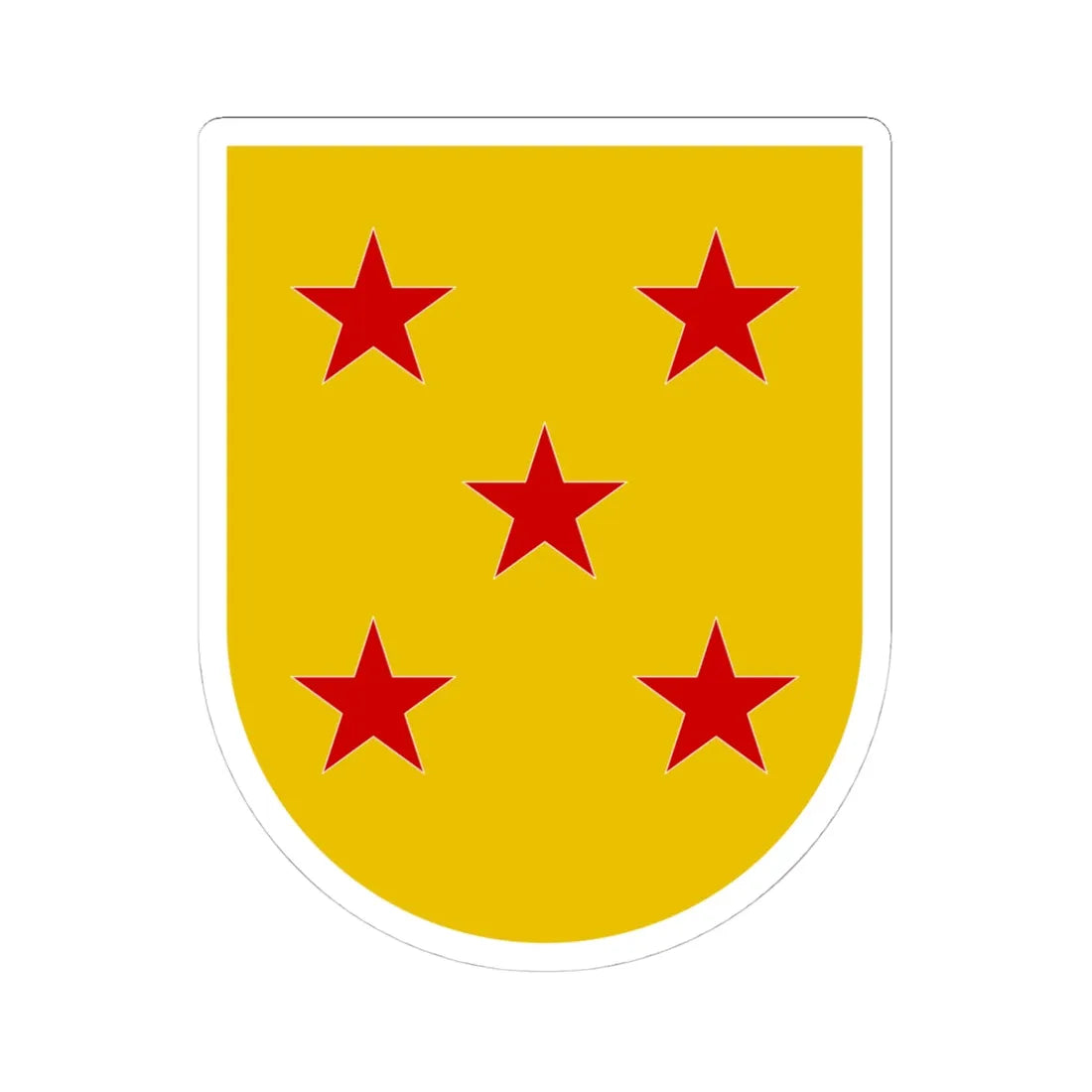 Armas condes marialva (Portugal) (Coat of Arms) STICKER Vinyl Kiss-Cut Decal 4 Inch White - The Sticker Space