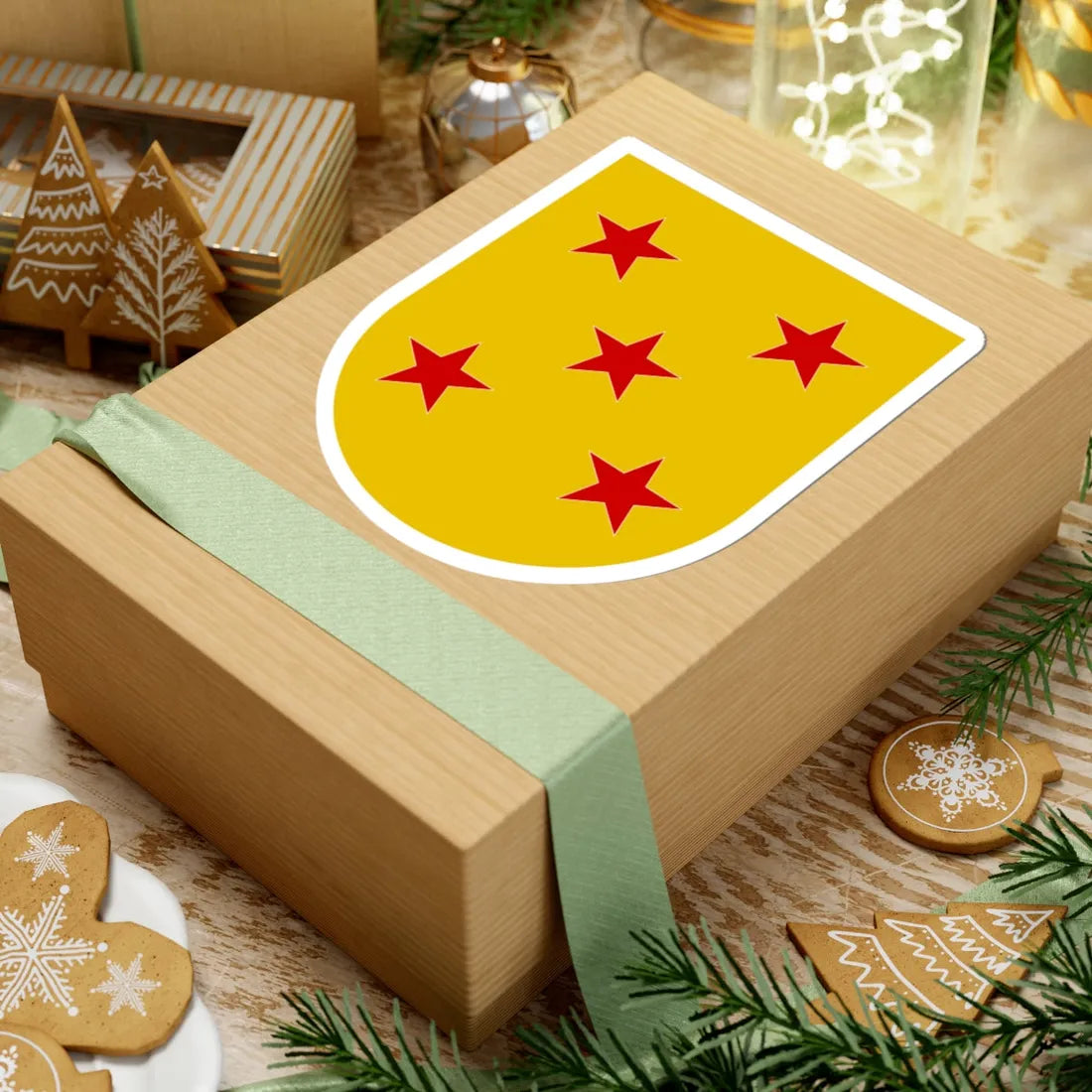 Armas condes marialva (Portugal) (Coat of Arms) STICKER Vinyl Kiss-Cut Decal - The Sticker Space