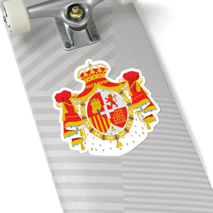 Armas de Amadeo I de Saboya (Spain) (Coat of Arms) STICKER Vinyl Kiss-Cut Decal - The Sticker Space