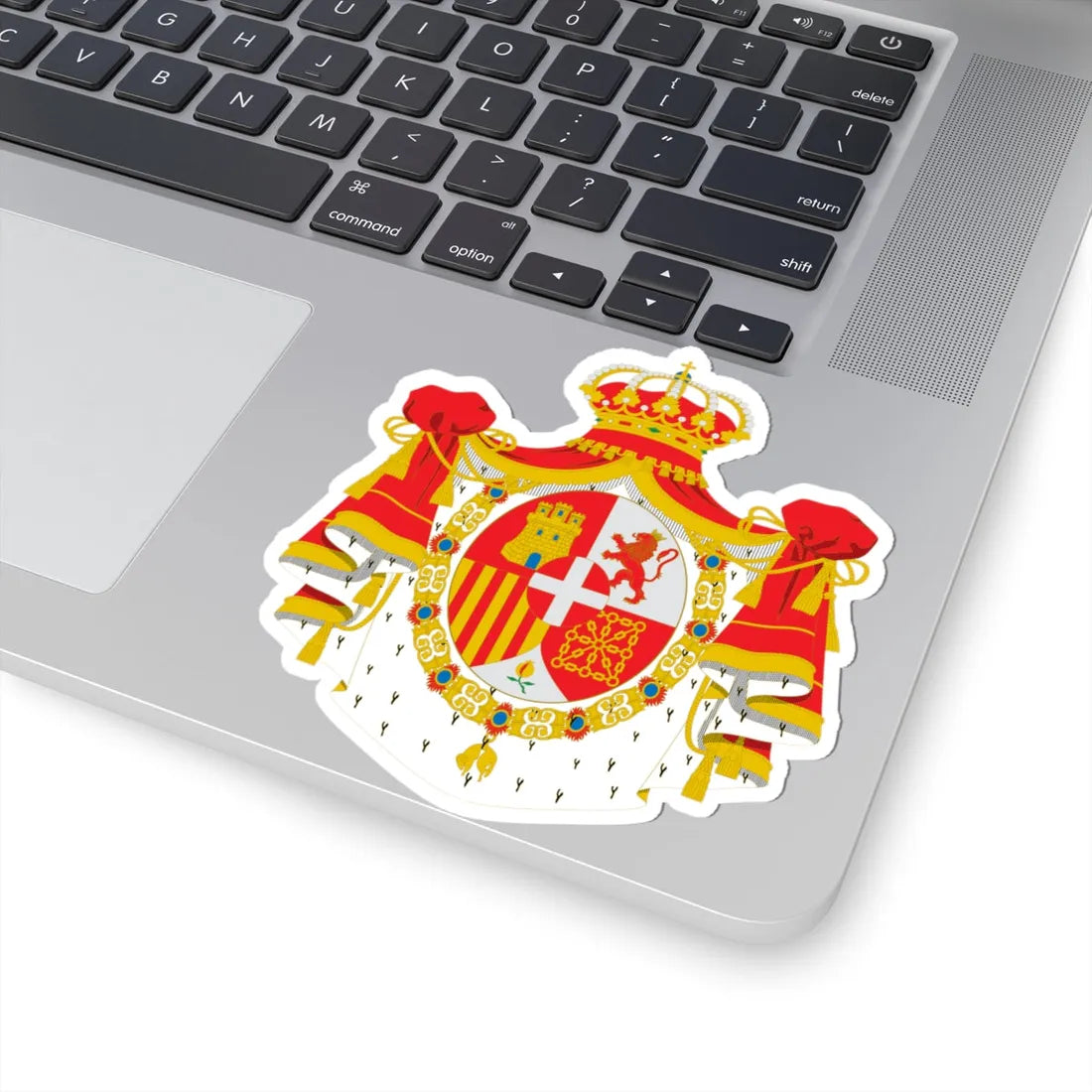 Armas de Amadeo I de Saboya (Spain) (Coat of Arms) STICKER Vinyl Kiss-Cut Decal - The Sticker Space