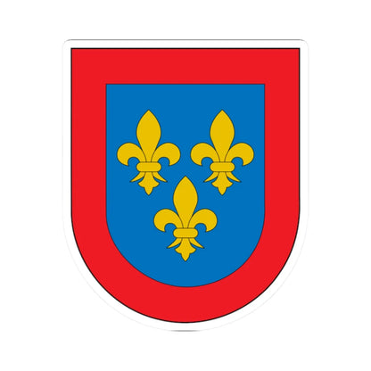 Armas de Borbón-Anjou (Spain) (Coat of Arms) STICKER Vinyl Kiss-Cut Decal 2 Inch White - The Sticker Space