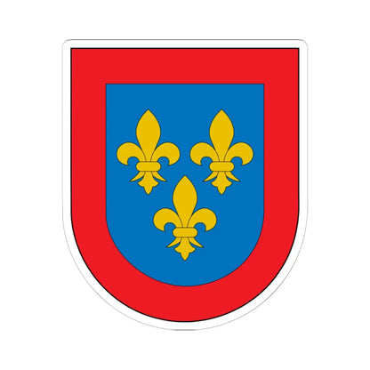 Armas de Borbón-Anjou (Spain) (Coat of Arms) STICKER Vinyl Kiss-Cut Decal 6 Inch White - The Sticker Space
