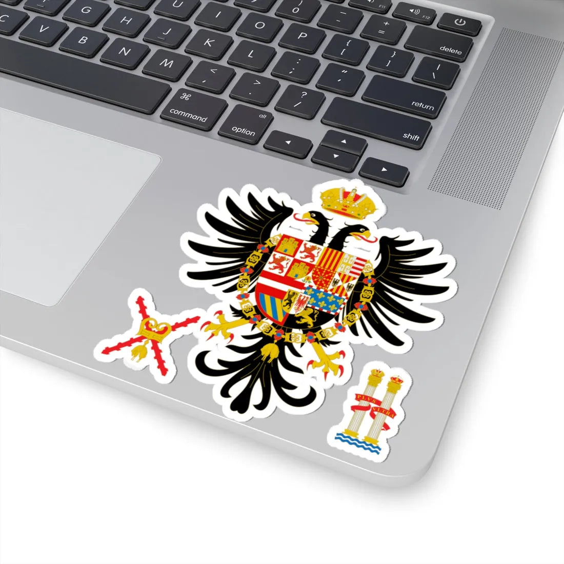 Armas de Carlos I de España 2 (Spain) (Coat of Arms) STICKER Vinyl Kiss-Cut Decal - The Sticker Space