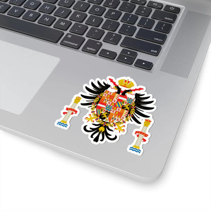 Armas de Carlos I de España (Spain) (Coat of Arms) STICKER Vinyl Kiss-Cut Decal - The Sticker Space