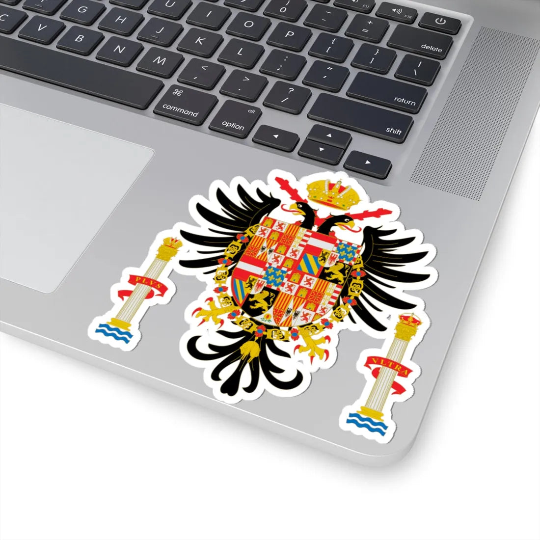 Armas de Carlos I de España (Spain) (Coat of Arms) STICKER Vinyl Kiss-Cut Decal - The Sticker Space