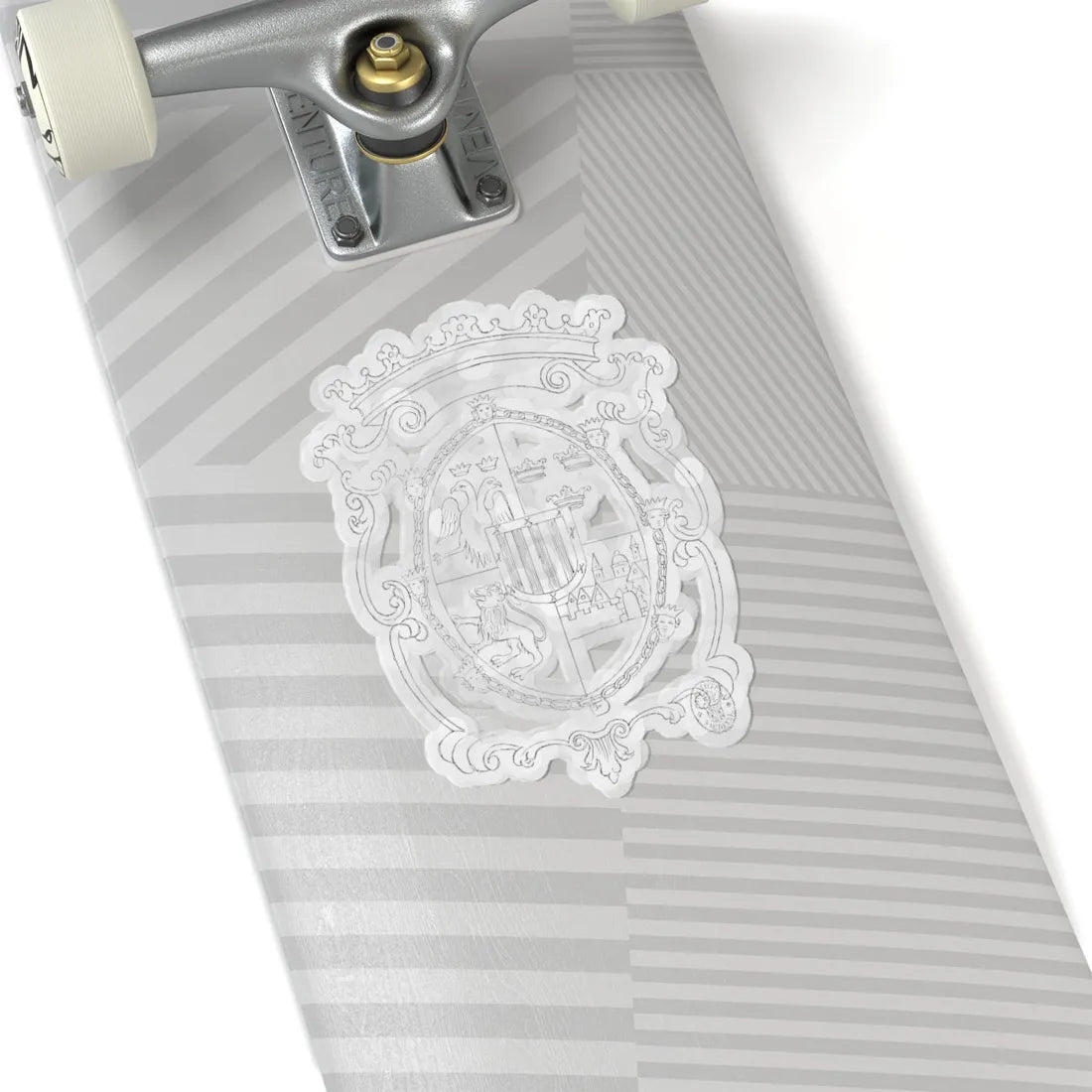Armas de Hernan Cortez 1767 (Costa Rica) (Coat of Arms) STICKER Vinyl Kiss-Cut Decal - The Sticker Space