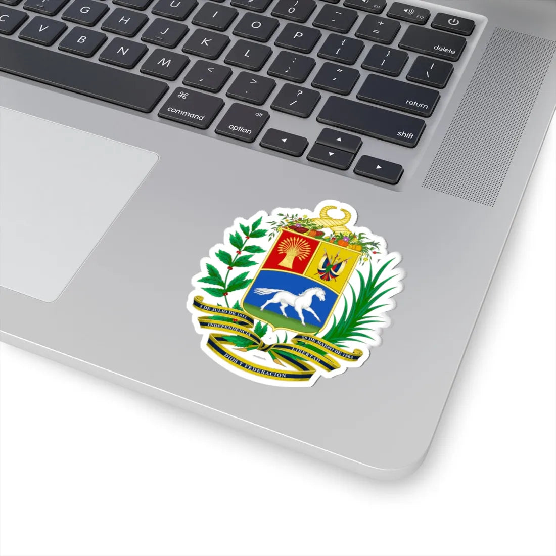 Armas de la República de Venezuela 1863 1905 (Venezuela) (Coat of Arms) STICKER Vinyl Kiss-Cut Decal - The Sticker Space