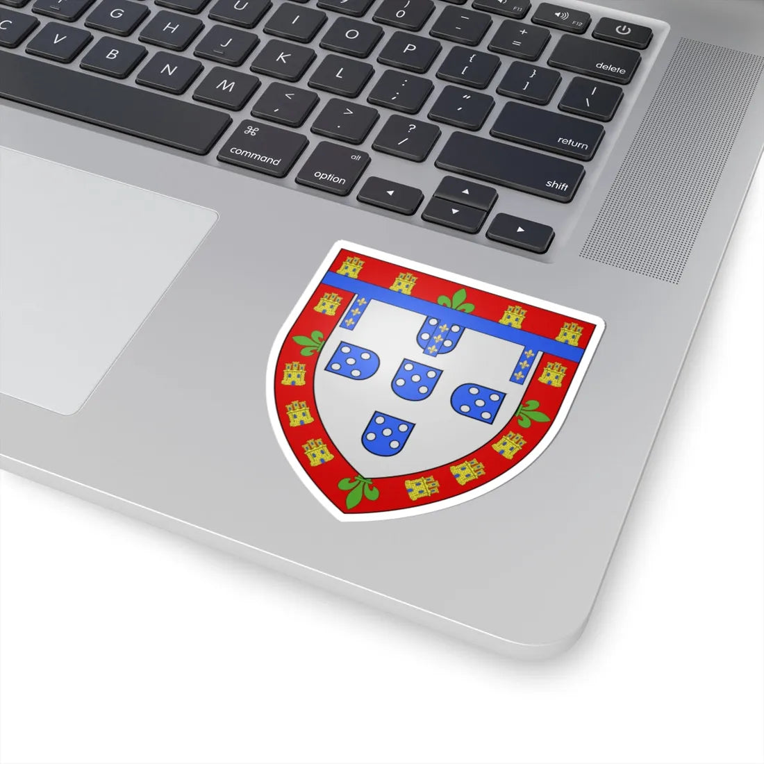 Armas duque viseu (Portugal) (Coat of Arms) STICKER Vinyl Kiss-Cut Decal - The Sticker Space