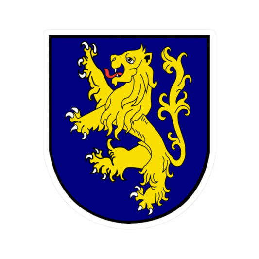 Armas familia castelo branco (Portugal) (Coat of Arms) STICKER Vinyl Kiss-Cut Decal 2 Inch White - The Sticker Space