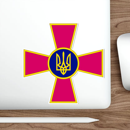 Armed Forces of Ukraine (Ukraine) STICKER Vinyl Die-Cut Decal-The Sticker Space