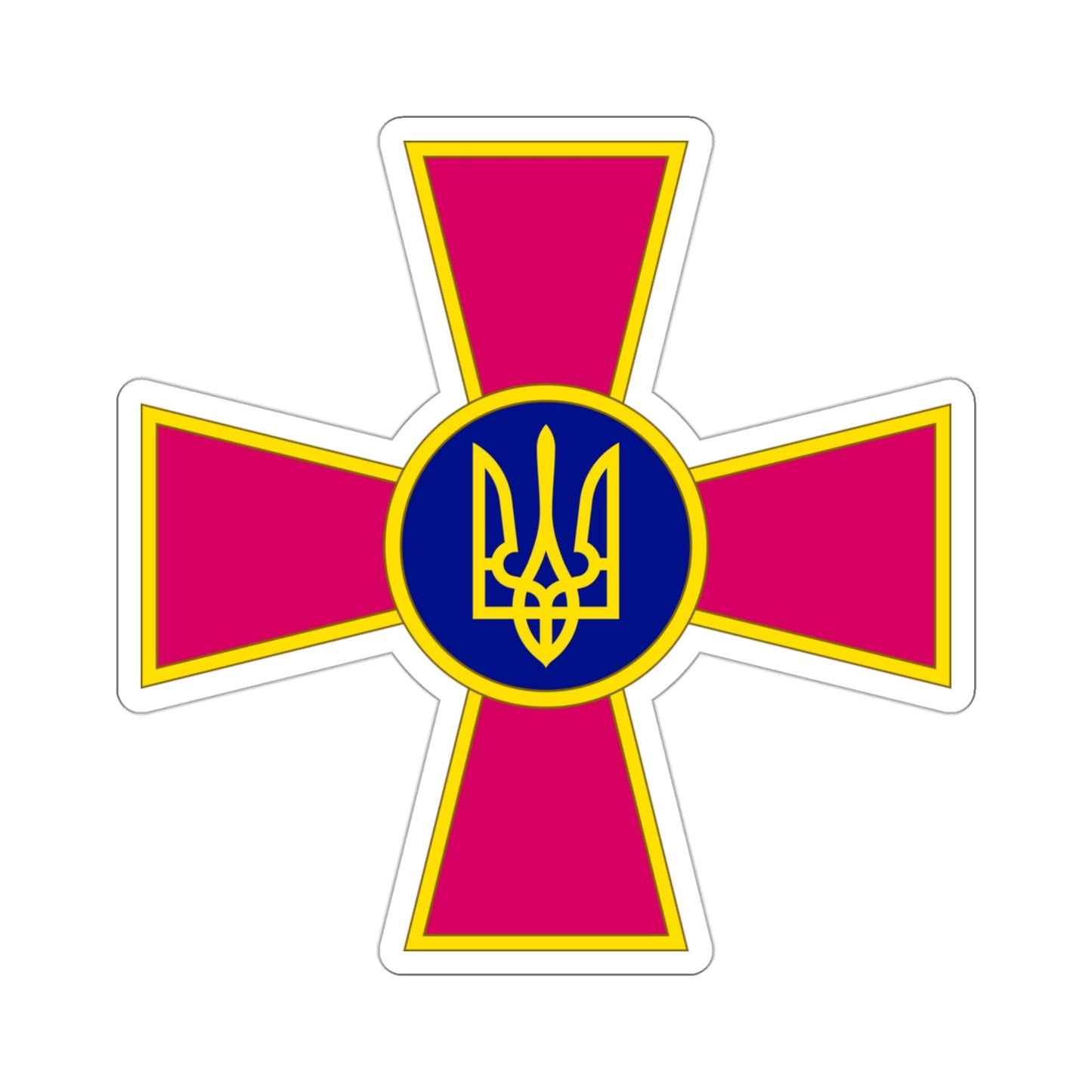 Armed Forces of Ukraine (Ukraine) STICKER Vinyl Die-Cut Decal-3 Inch-The Sticker Space