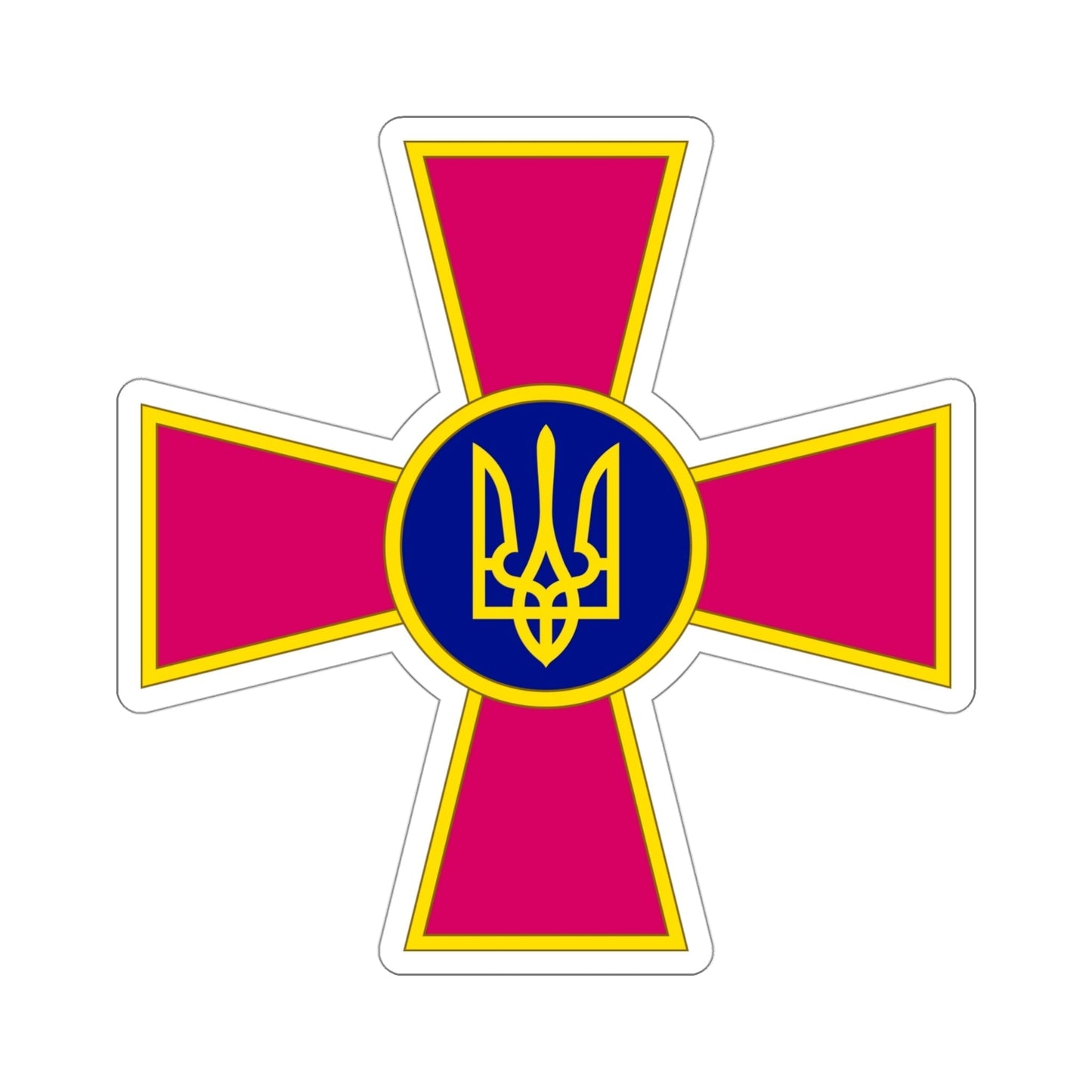 Armed Forces of Ukraine (Ukraine) STICKER Vinyl Die-Cut Decal-4 Inch-The Sticker Space