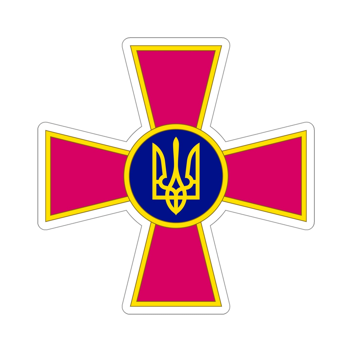 Armed Forces of Ukraine (Ukraine) STICKER Vinyl Die-Cut Decal-5 Inch-The Sticker Space