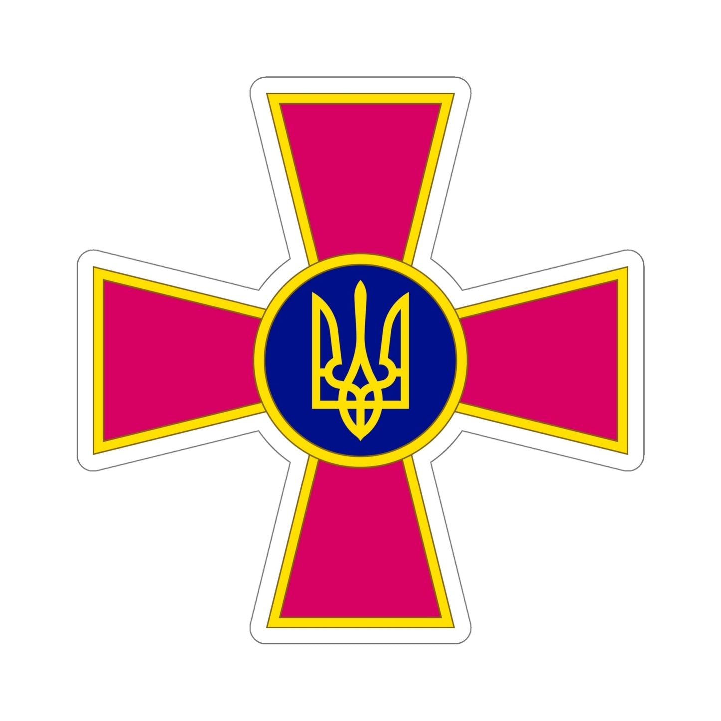 Armed Forces of Ukraine (Ukraine) STICKER Vinyl Die-Cut Decal-6 Inch-The Sticker Space