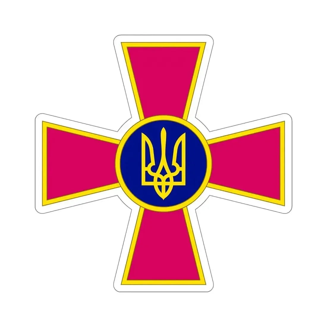 Armed Forces of Ukraine (Ukraine) STICKER Vinyl Die-Cut Decal - The Sticker Space