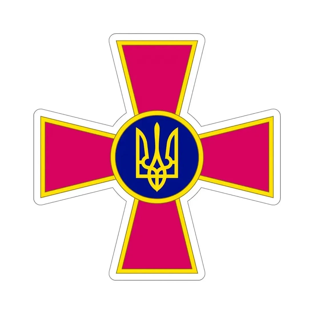 Armed Forces of Ukraine (Ukraine) STICKER Vinyl Die-Cut Decal - The Sticker Space