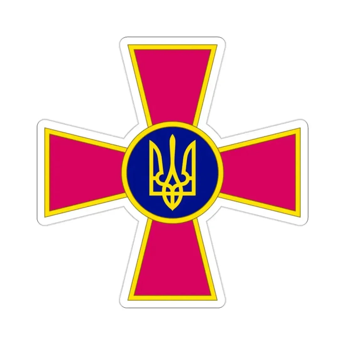 Armed Forces of Ukraine (Ukraine) STICKER Vinyl Die-Cut Decal - The Sticker Space
