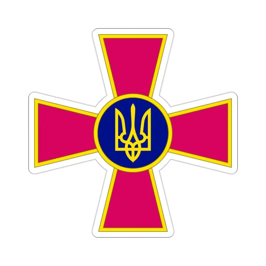 Armed Forces of Ukraine (Ukraine) STICKER Vinyl Die-Cut Decal - The Sticker Space