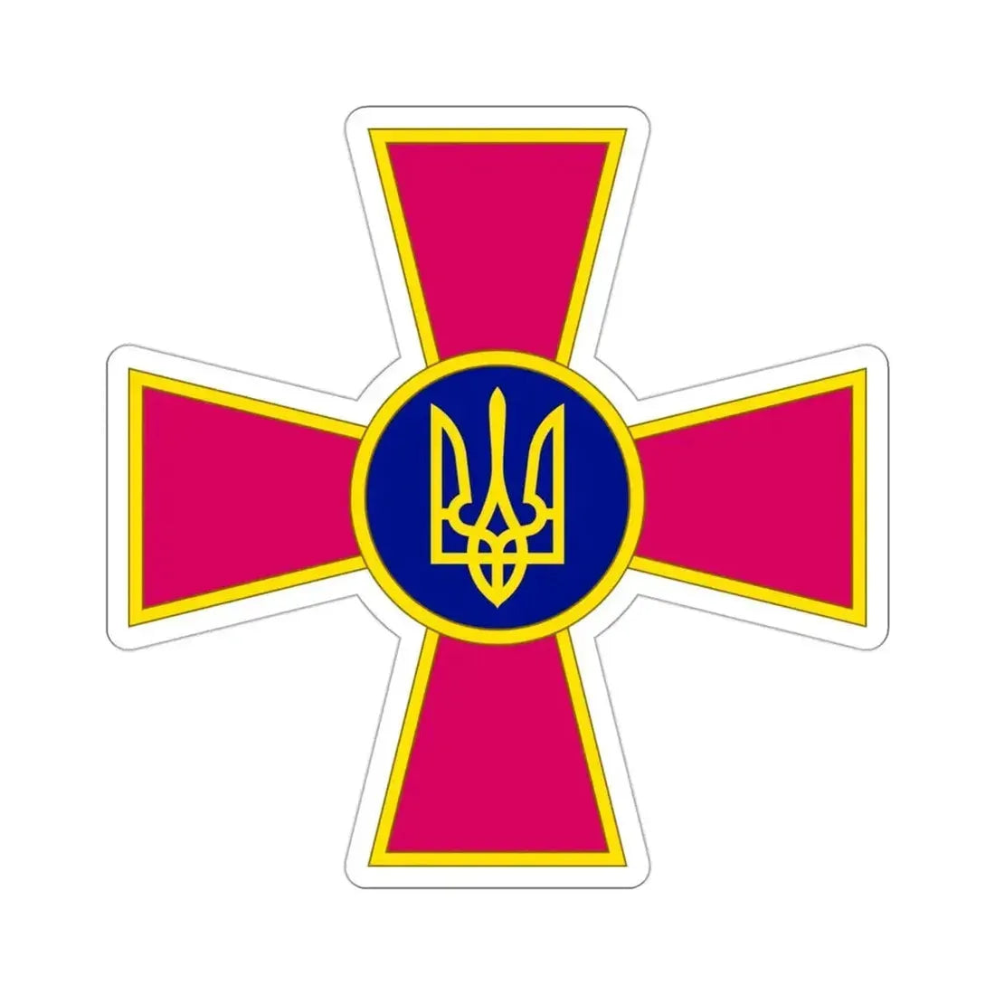 Armed Forces of Ukraine (Ukraine) STICKER Vinyl Die-Cut Decal - The Sticker Space