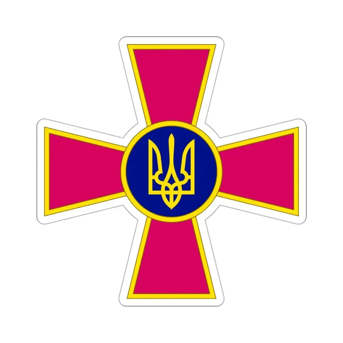 Armed Forces of Ukraine (Ukraine) STICKER Vinyl Die-Cut Decal - The Sticker Space