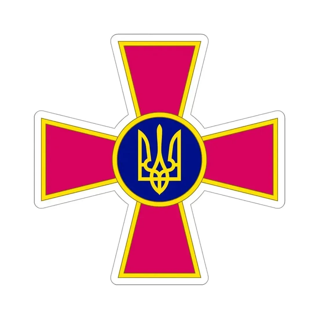Armed Forces of Ukraine (Ukraine) STICKER Vinyl Die-Cut Decal - The Sticker Space