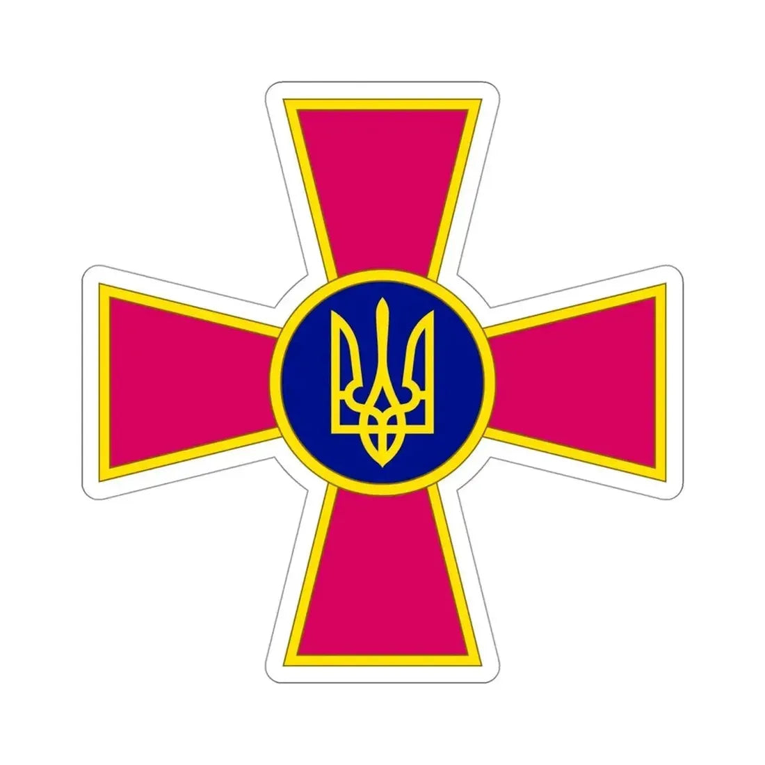 Armed Forces of Ukraine (Ukraine) STICKER Vinyl Die-Cut Decal - The Sticker Space