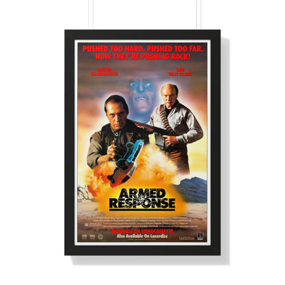 ARMED RESPONSE 1986 - Framed Movie Poster-20" x 30"-The Sticker Space