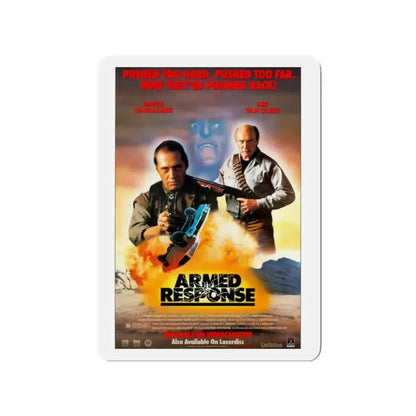 ARMED RESPONSE 1986 Movie Poster - Refrigerator Magnet 2 Inch - The Sticker Space