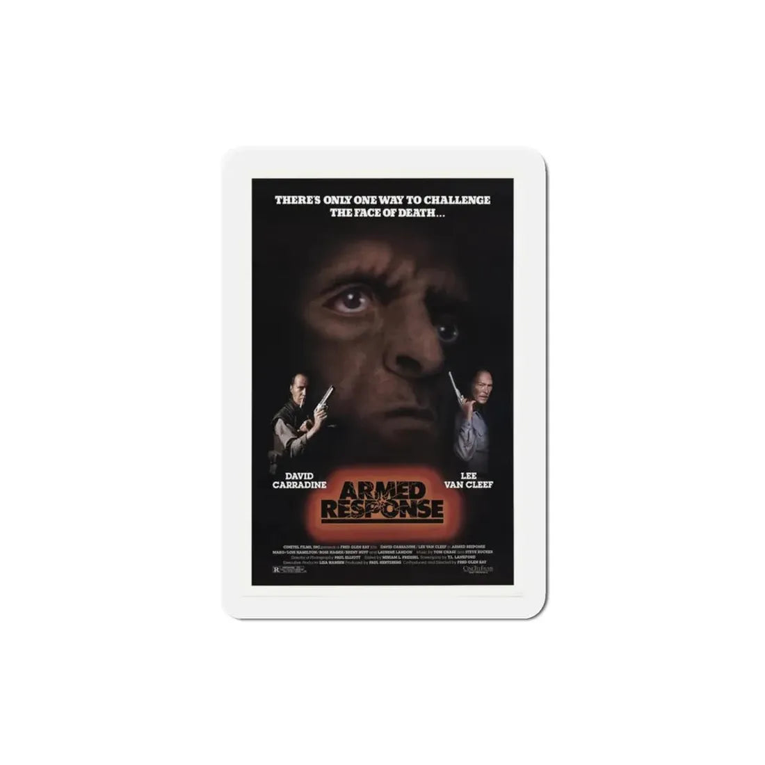 Armed Response 1986 Movie Poster Refrigerator Magnet - The Sticker Space