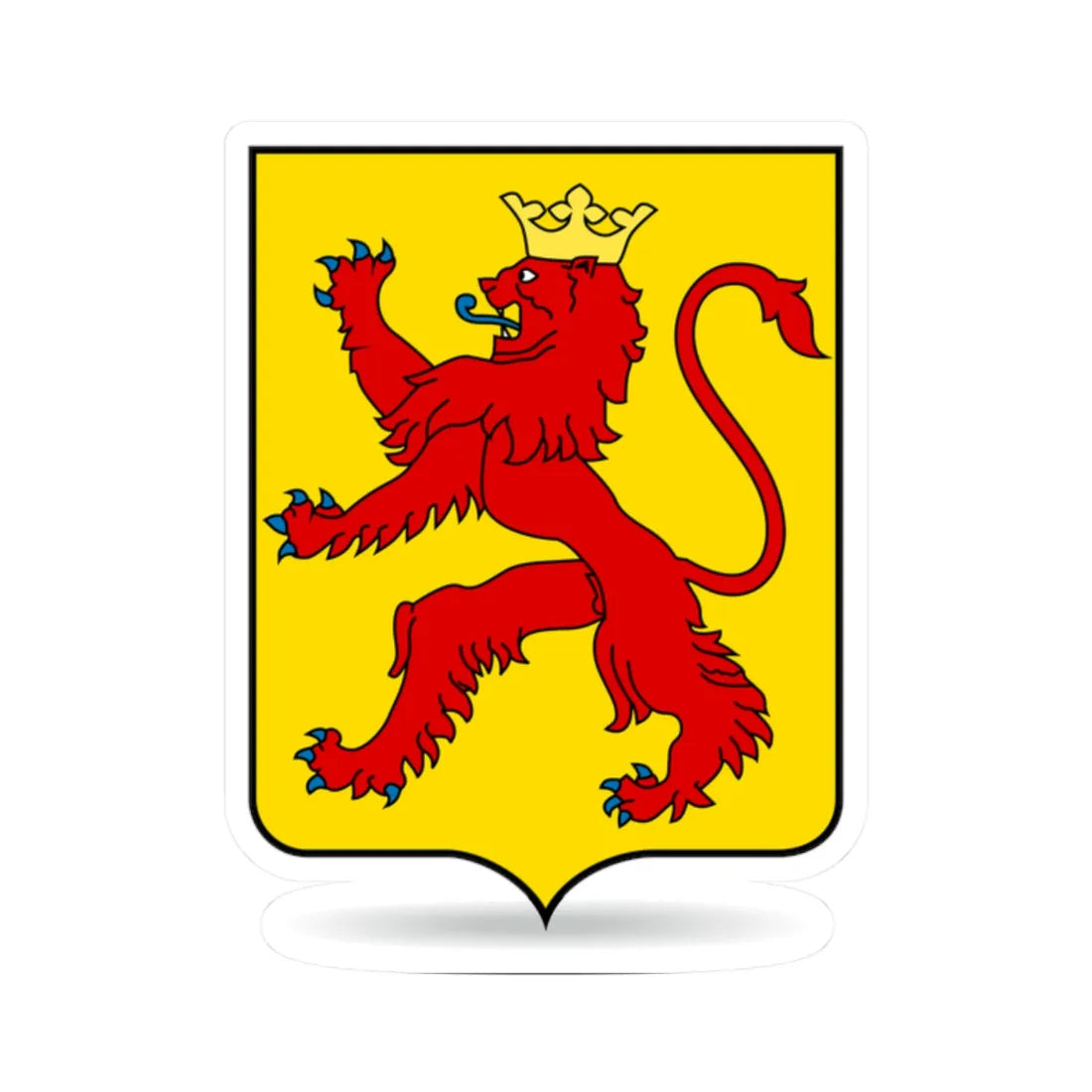 Герб Армении на Большом гербе Российской империи (Armenia) (Coat of Arms) STICKER Vinyl Kiss-Cut Decal 2 Inch White - The Sticker Space