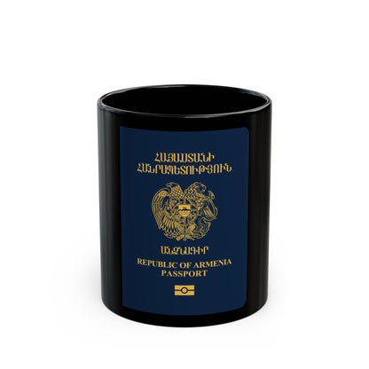 Armenia Passport - Black Coffee Mug