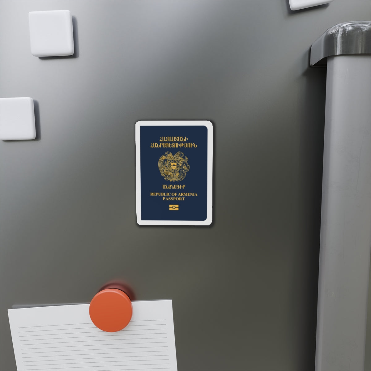 Armenia Passport - Die-Cut Magnet-The Sticker Space