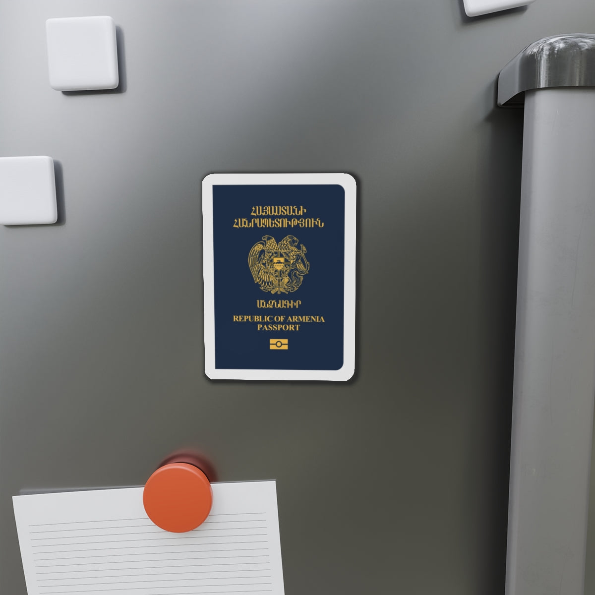 Armenia Passport - Die-Cut Magnet-The Sticker Space