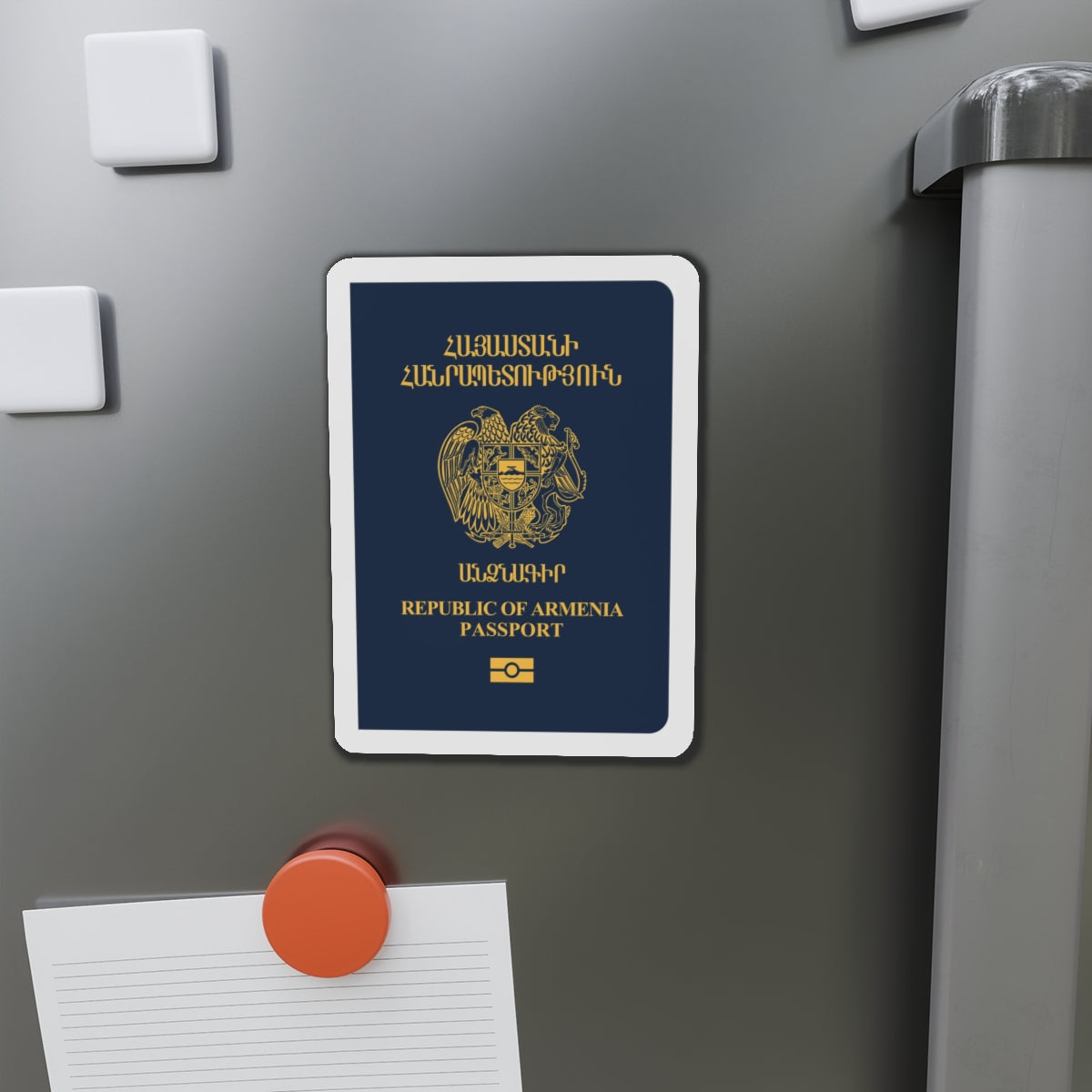 Armenia Passport - Die-Cut Magnet-The Sticker Space