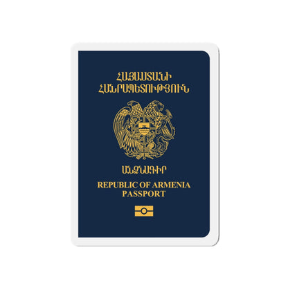 Armenia Passport - Die-Cut Magnet-5" x 5"-The Sticker Space