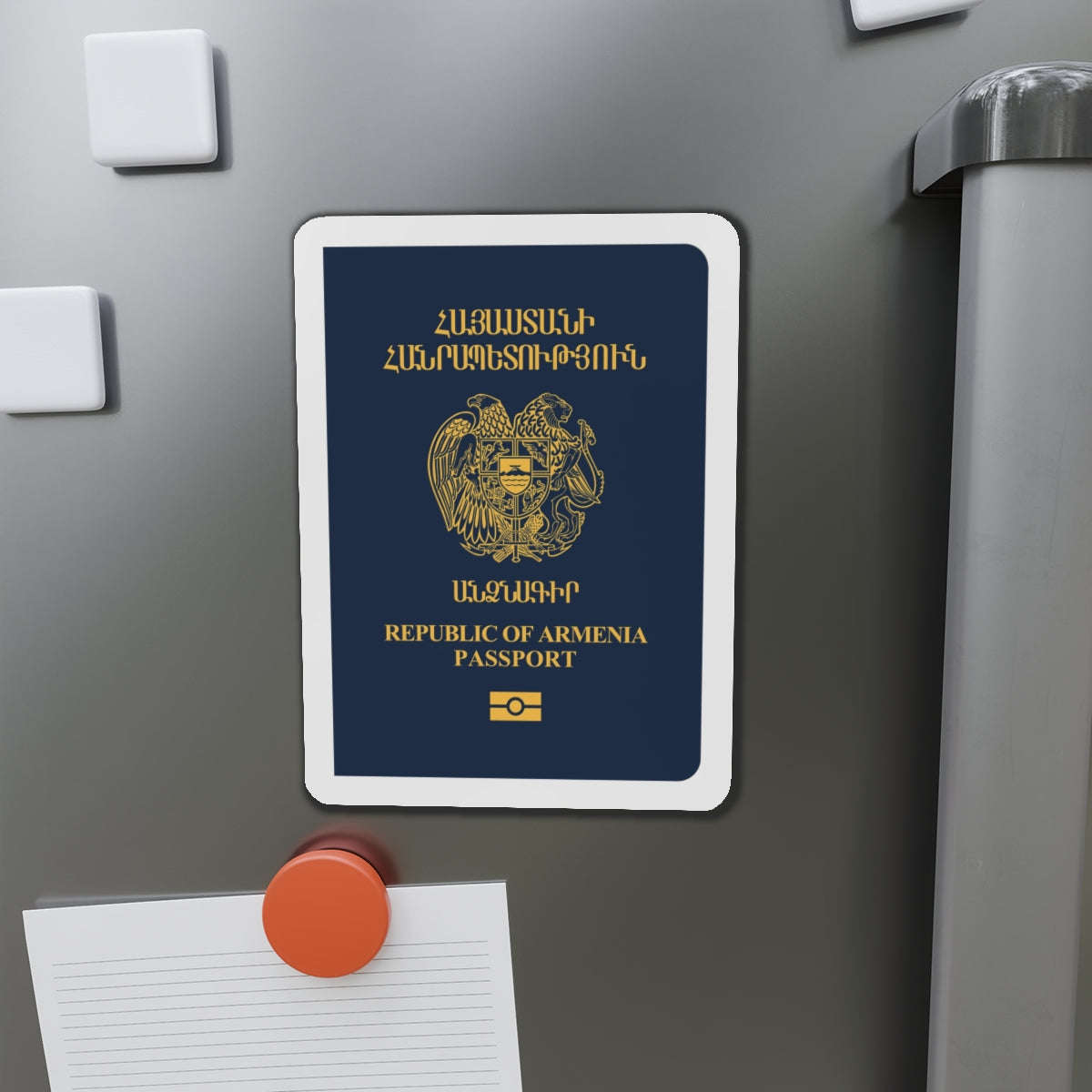 Armenia Passport - Die-Cut Magnet-The Sticker Space