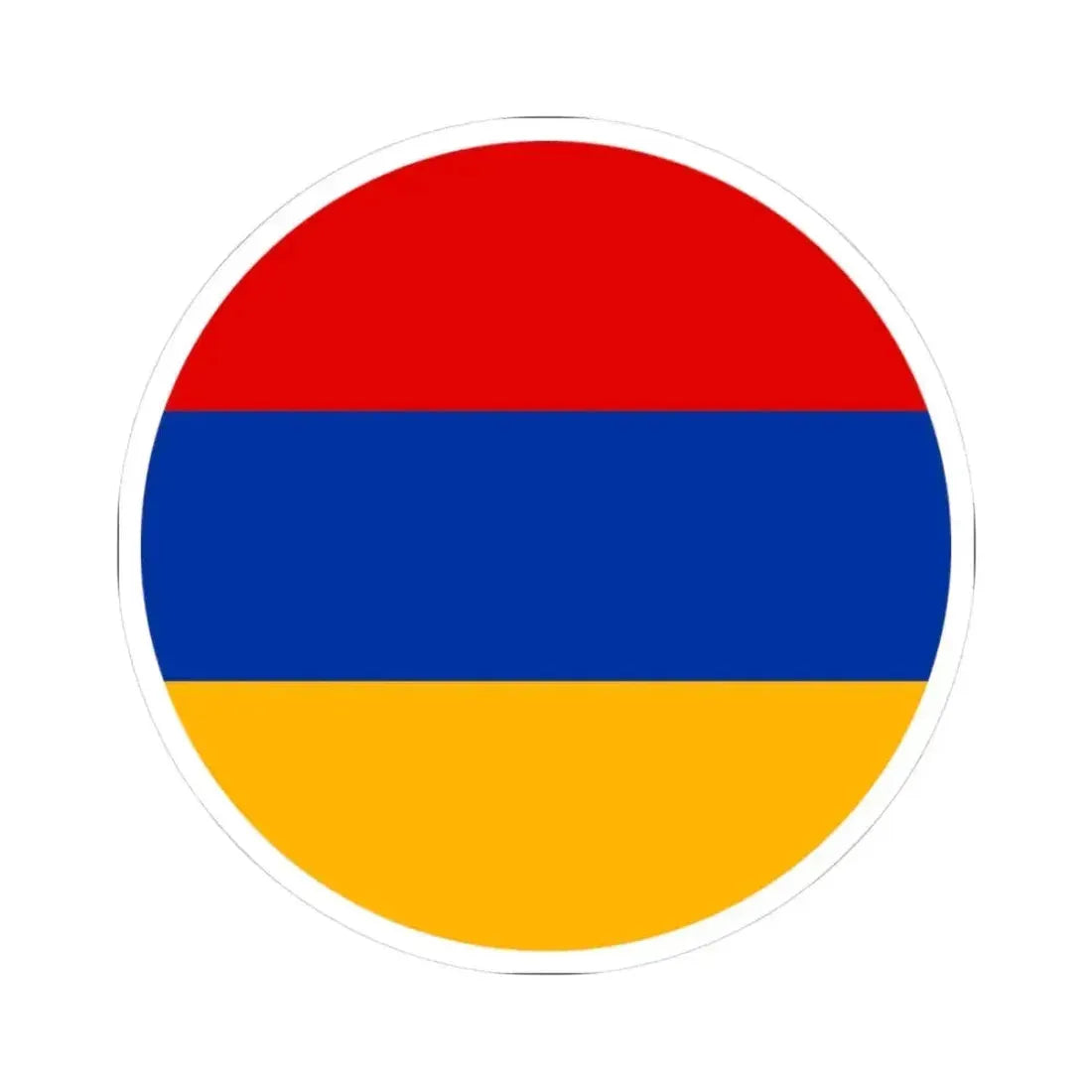 Armenian Air Force roundel (Armenia) STICKER Vinyl Kiss-Cut Decal 3 Inch White - The Sticker Space