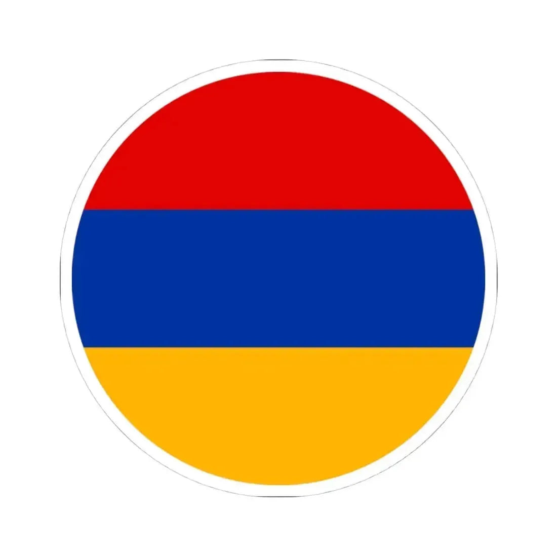 Armenian Air Force roundel (Armenia) STICKER Vinyl Kiss-Cut Decal 4 Inch White - The Sticker Space